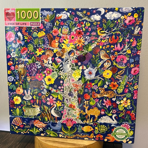 World Market eeBoo Tree of Life 1000 Piece Puzzle - Picture 1 of 5